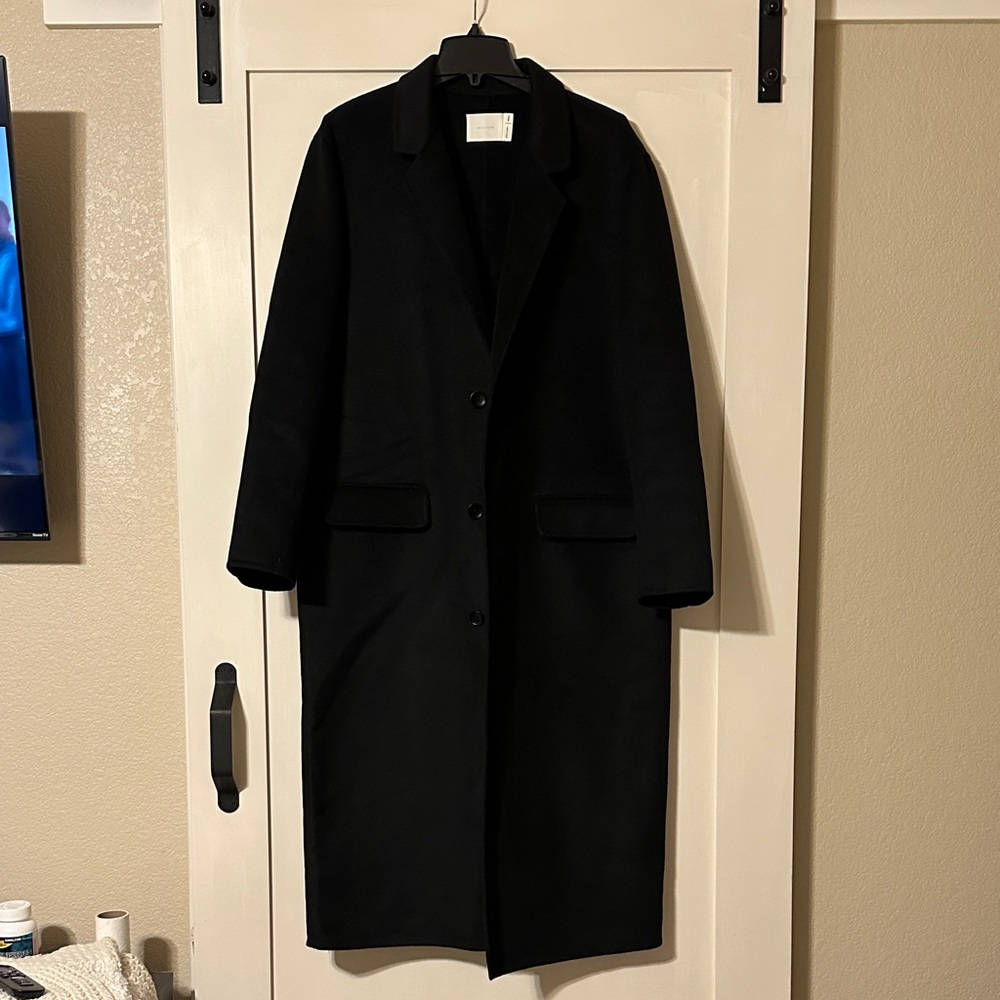 Oversized Black women’s Trench Coat